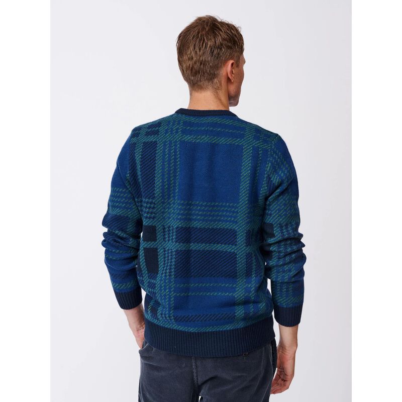 Aubin Mumby Checked Crew Jumper image number 1